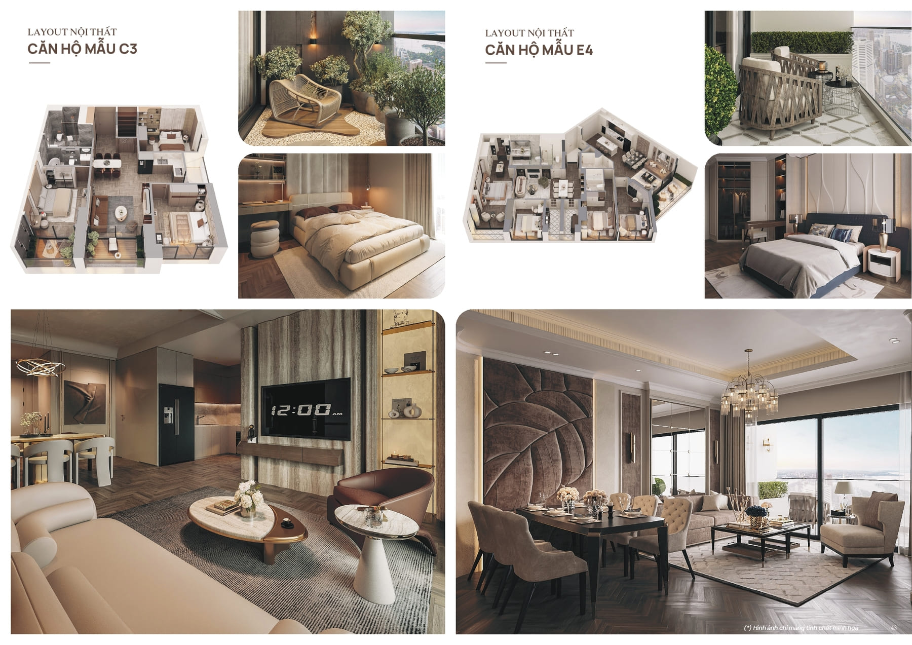 Phối cảnh căn hộ chung cư Iconia Lakeside 54 Tố Hữu