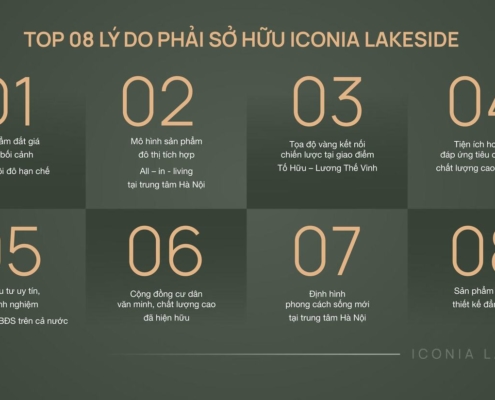 08 lý do nên mua ngay Iconia Lakeside Mipec 54 Tố Hữu