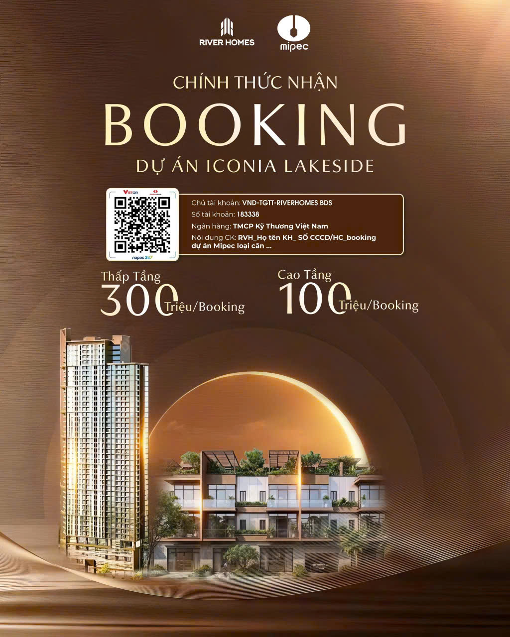 Booking Iconia Mipec 54 Tố Hữu