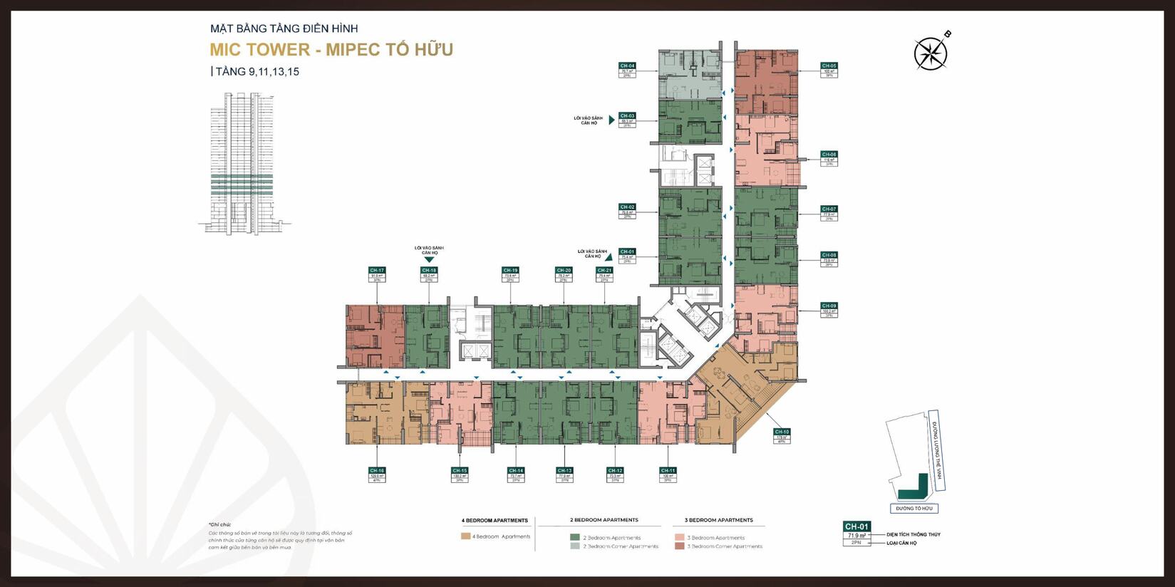 Mặt bằng tổng thể chung cư Iconia LakeSide Tố Hữu