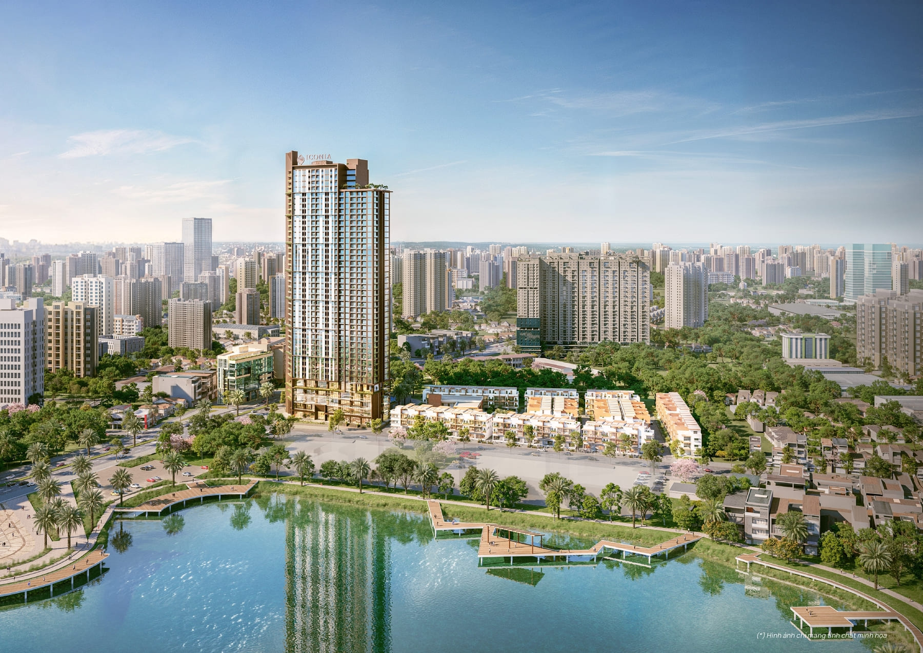 Phối cảnh dự án Iconia Lakeside 54 Tố Hữu