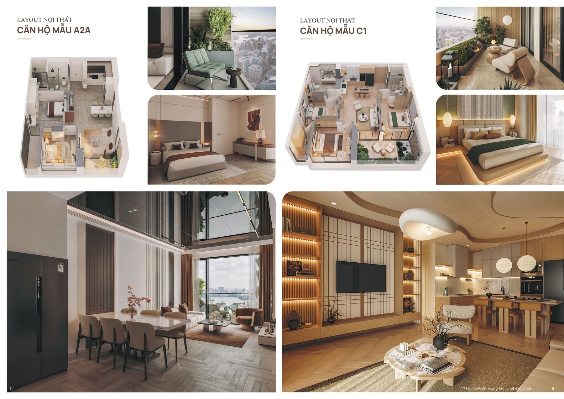 Phối cảnh căn hộ chung cư Iconia LakeSide 54 Tố Hữu